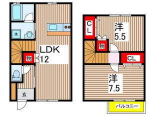 カーサ・ミツルギの物件間取画像